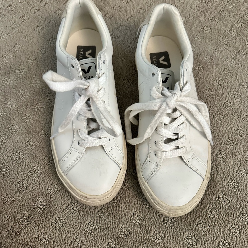 Veja Esplar Leather White